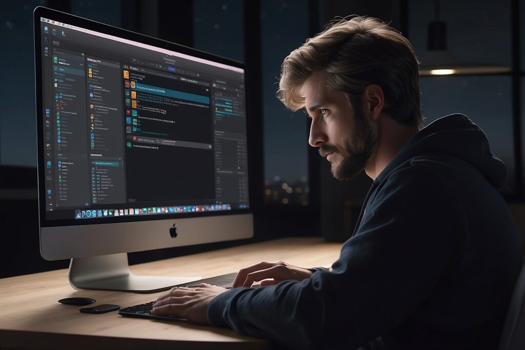 ¿Cómo activar el modo nocturno en un MacBook Pro 2022?