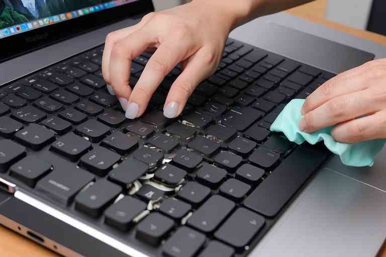 ¿Cómo limpiar el teclado de un MacBook Pro 2021?